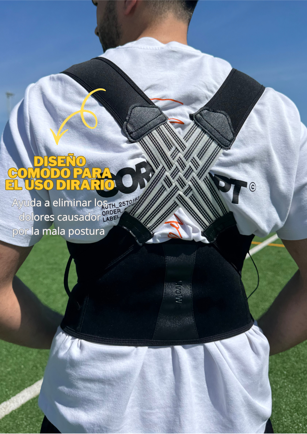Corrector de Postura Ergonómico – Mejora tu postura y reduce la tensión diaria LiveWell